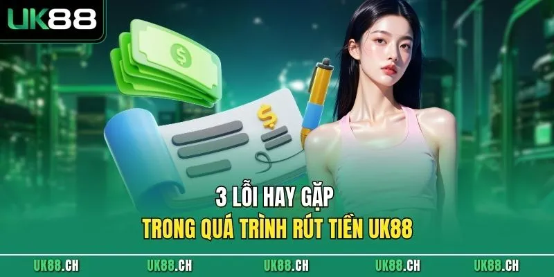 3 lỗi hay gặp trong quá trình rút tiền UK88