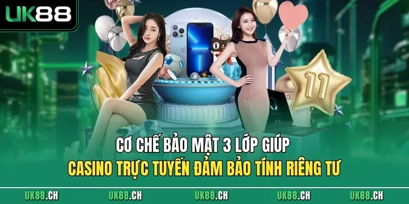 Cơ chế bảo mật 3 lớp giúp casino trực tuyến đảm bảo tính riêng tư