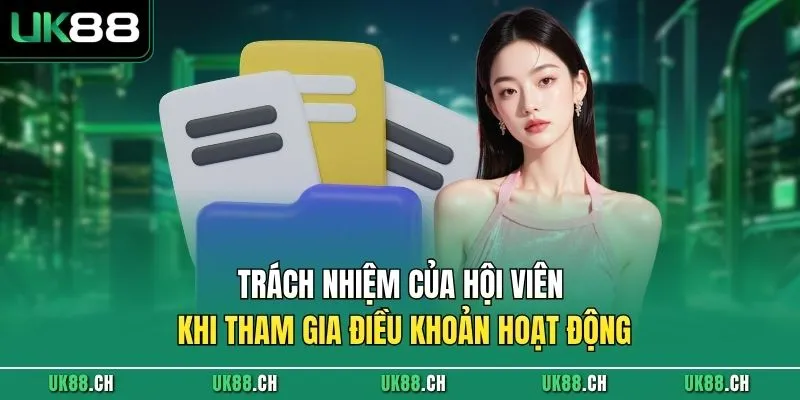 Trách nhiệm của hội viên khi tham gia điều khoản hoạt động